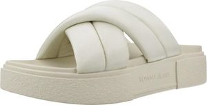 TOMMY JEANS FLATFORM SANDAL Weiß