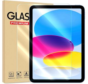 Panzer Folie für Apple iPad 10 (2022) Tablet Schutzglas Displayschutzfolie Echt Glas Hartglas Folie 9H