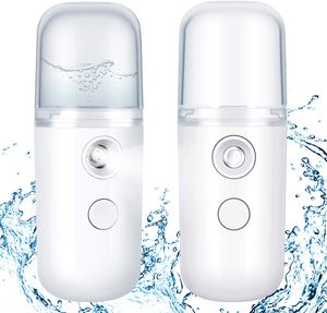 Sprayer, tragbare Gesichtsdampfer für Feuchtigkeit und Hydratation, Mini USB wiederaufladbare ionische Kühlung Sprayer für Reisen Kosmetik Hautpflege