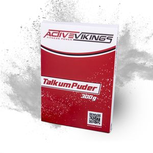 ActiveVikings® Power Talkum - Ideal für die Gummipflege von Fitnessbänder Physiobänder und Gymnastikbänder| Fitnessband Gymnastikband Widerstandsbänder