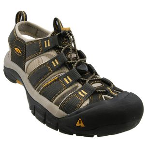 Keen Herren Trekking Sandale Grau/Gelb, Schuhgröße:EUR 43