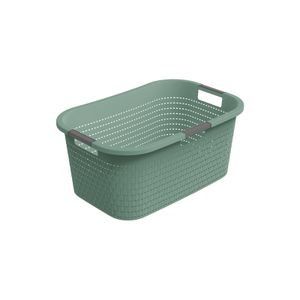 Wäschekorb 40 l COUNTRY, Farbe:Mistletoe grün