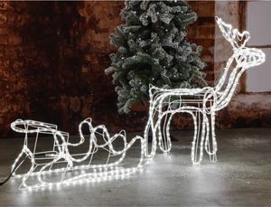 HI Weihnachtsbeleuchtung Rentier mit 432 LEDs