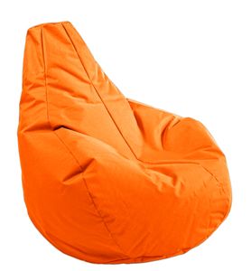 Sitzsack Gamer in der Farbe orange, Durchmesser 100cm / Höhe 100cm