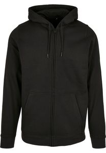 Basic Zip Hoody - Kapuzen Sweatjacke - Farbe: Black - Größe: 4XL