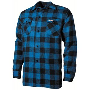 FoxOutdoor Holzfällerhemd,blau/schwarz, kariert