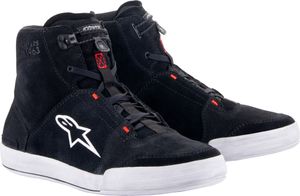 Alpinestars Chrome Shoes Black/Cool Gray/Red Fluo 43 Motorradstiefel