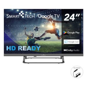 Smart Tech® 24HG01VC HD LED Fernseher 24Zoll Google TV Car Charge