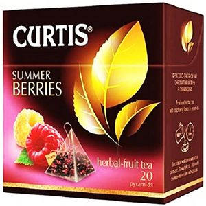 Curtis Früchtetee Tee Summer Berries 20 Pyramidenbeutel Pyramid Fruit Tea