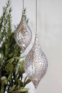 Casablanca luster Purley Met,to.hang.ant-sil D.30cm Výška: 86 cm Ø 13 cm 74127