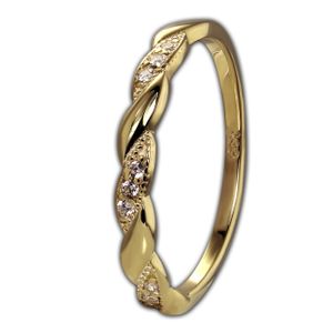 GoldDream Gold Ring Wave Gr.56 333er Gelbgold D2GDR555Y56