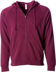 Independent Uni tepláková souprava Midweight Special Blend Raglan Zip Hood PRM33SBZ Rot Maroon 3XL