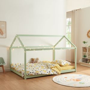 Detská posteľ 'Cerro' posteľ 120x200cm mätovo zelená