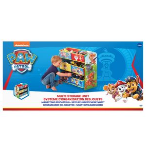 Moose Toys Paw Patrol - Regál na hračky so šiestimi boxmi pre deti