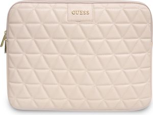 Guess Quilted Obal pro Notebook 13" Pink