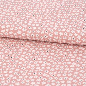 Viskosestoff Bekleidungsstoff Radiance Blümchen Allover rosa 1,45m