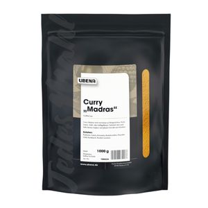 Ubena Curry Madras mit authentischem Geschmack Zipbeutel 1000g