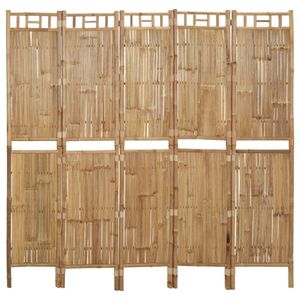 Chunhe 5-tlg. Raumteiler Bambus 200x180 cm