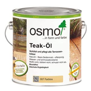 Osmo Teak Öl farblos für zahlreiche Edel und Nadelhölzer 2500ml
