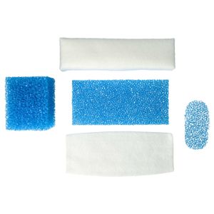 vhbw Filter-Set kompatibel mit Thomas Twin Genius Aquafilter, T1 Aquafilter, T2 Aquafilter, TT Aquafilter Staubsauger - 5x Filter