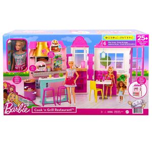 Mattel HGP59 - Barbie - Cook`n Grill Restaurant mit Puppe