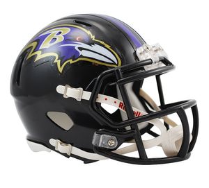Riddell Mini Football Helm - NFL Speed Baltimore Ravens