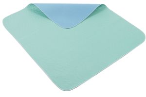 Inkontinenzauflage / Matratzenschutz, 75x90 cm, blau-grün, Flüssigkeitsundurchlässig