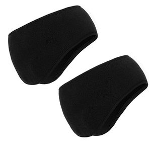 Stirnband 2-er Set - Kopfband, Headband für optimalen Ohrenschutz beim Jogging, Laufen, Wandern, Fahrrad- und Motorrad Fahren - Stirnbänder für Damen und Herren
