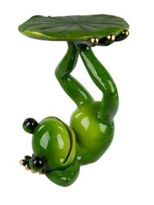 Deko Beistelltisch Froschhausen Frosch H. 45cm grün Formano