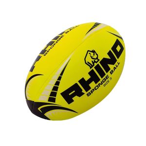 Rhino -  Schwamm Rugby Training Ball RD2054 (3) (Gelb/Schwarz)