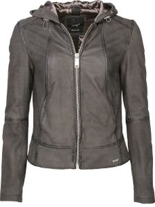 Maze Lederjacke Donie anthracite M Damen