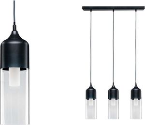 Paulmann Neordic Vanja Pendelleuchte max.3x20W E27 Grau/Klar 230V Glas/Metall
