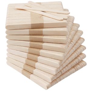Handi Stitch 1000er Pack Holzstäbchen zum Basteln - 1000x Eisstiele Holz Holzspatel - 11 x 1 cm Holzstäbe zum Basteln - 1000er Set Eisstäbchen Holz -