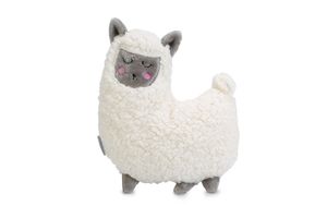 Beeztees Puppy Lama - Hund Spielzeug - Plüsch - weiß - 26x20x7,5 cm