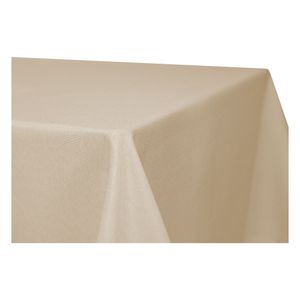 Tischdecke quadratisch 160x160 cm ecru Leinenoptik Lotuseffekt Tischwäsche