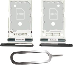 Samsung Galaxy S22 Ultra 5G Sim Karten Halter Tray Adapter Fach Stecker Slot Nadel Dual Phantom Black Schwarz