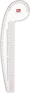 PRYM Kurvenlineal Armloch und Armkugel, 65 cm-Skala
