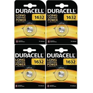 Duracell 4 CR1632 Lithium 3 Volt Batterien