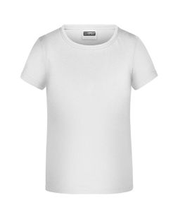Promo-T Girl 150 Klassisches T-Shirt für Mädchen white, Gr. M