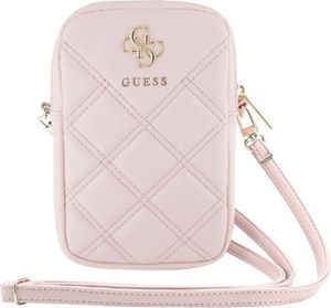 Guess Zip Quilted 4G-Tasche - Rosa