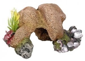 Nobby Aqua Ornaments "Koralle" Mit Pflanzen L19 x B14,5 x H10,6 cm