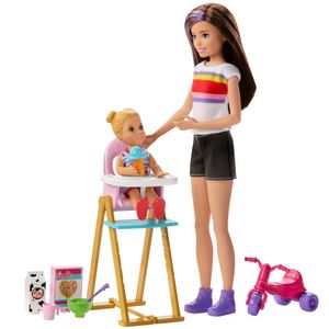 Barbie „Skipper Babysitters Inc." Puppen Spielset zum Füttern