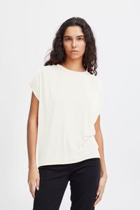 Ichi IHLISKEN TO Damen T-Shirt Shirt Rundhals 63% Modal (TENCEL™), 37% Polyester oversize