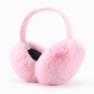 Damen Winter Warm Ohrenwärmer Ohrenschützer Plüsch Ohrenklappen Earmuffs (Pink)