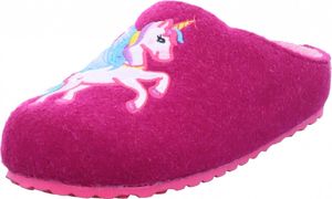 SUPERSOFT Kinder Hausschuh Einhorn pink EUR 33