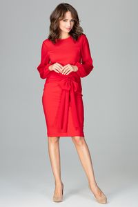 lenitifische Frauen Kleid Venger rot XL