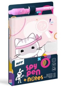 Notizblock mit Magnet SPY NOTES - lila