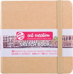 ROYAL TALENS Art Creation Skizzenbuch 120 x 120 mm natur 80 Blatt