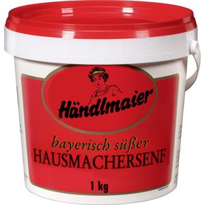 Händlmaiers Hausmachersenf bayrisch süß im Eimer Glutenfrei 1Kg