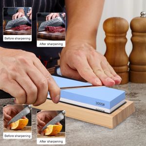400/1000 3000/8000 Zrnitost Premium Whetstone Sada brusných kamenů Ostřič pro všechny čepele Ocílka s protiskluzovou základnou pro broušení nožů